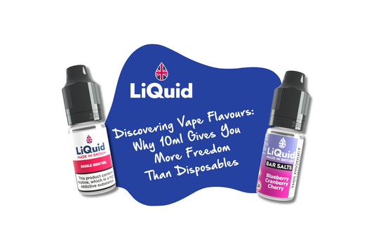 
Discovering Vape Flavours: Why 10ml E-Liquids Can Give You More Freedom Than Disposable Vapes