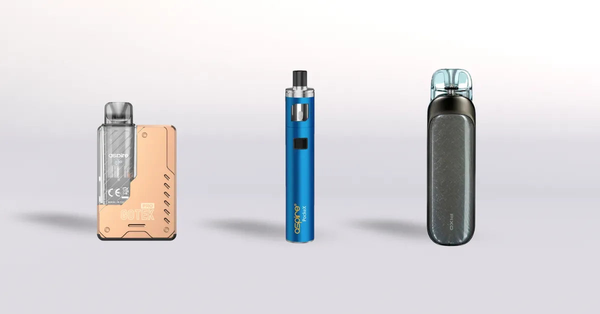 Aspire Vape Kits Showcase - Gotek Pro, PockeX and Pixo