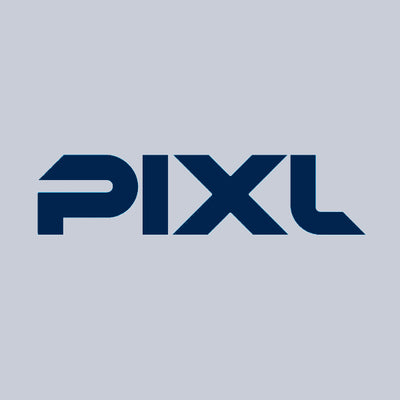 PIXL logo on a light blue background