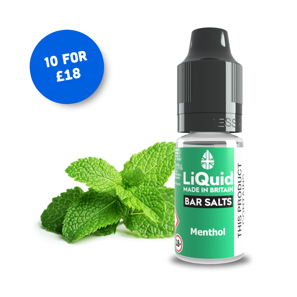 
Menthol Bar Salt Vape Juice Nic Salt