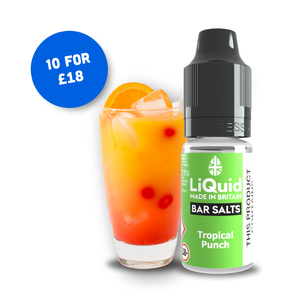 
Tropical Punch Bar Salt Vape Juice Nic Salt