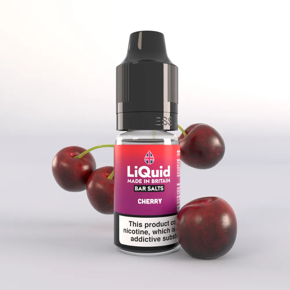 Cherry - Nicotine Salt Vape Juice Bar salts UK Made LiQuid