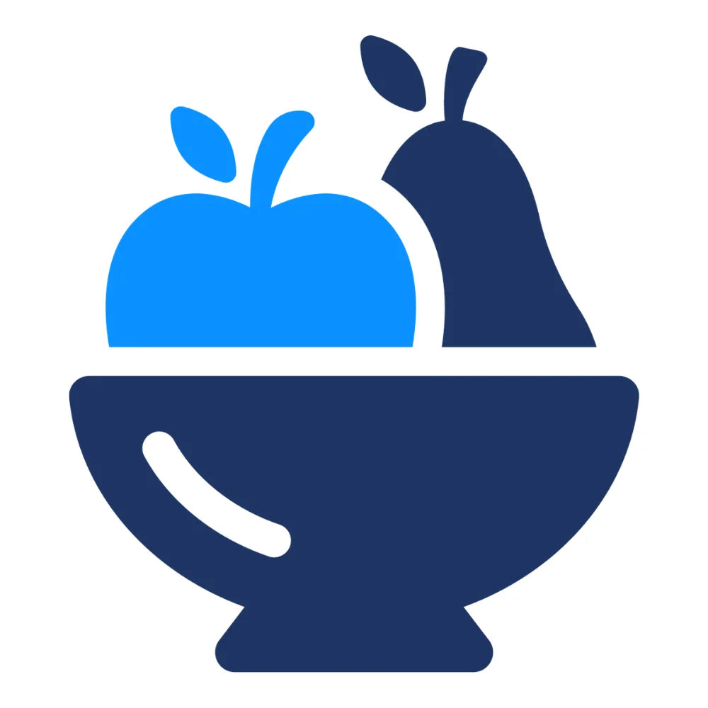 fruit bowl icon representing fruit flavours