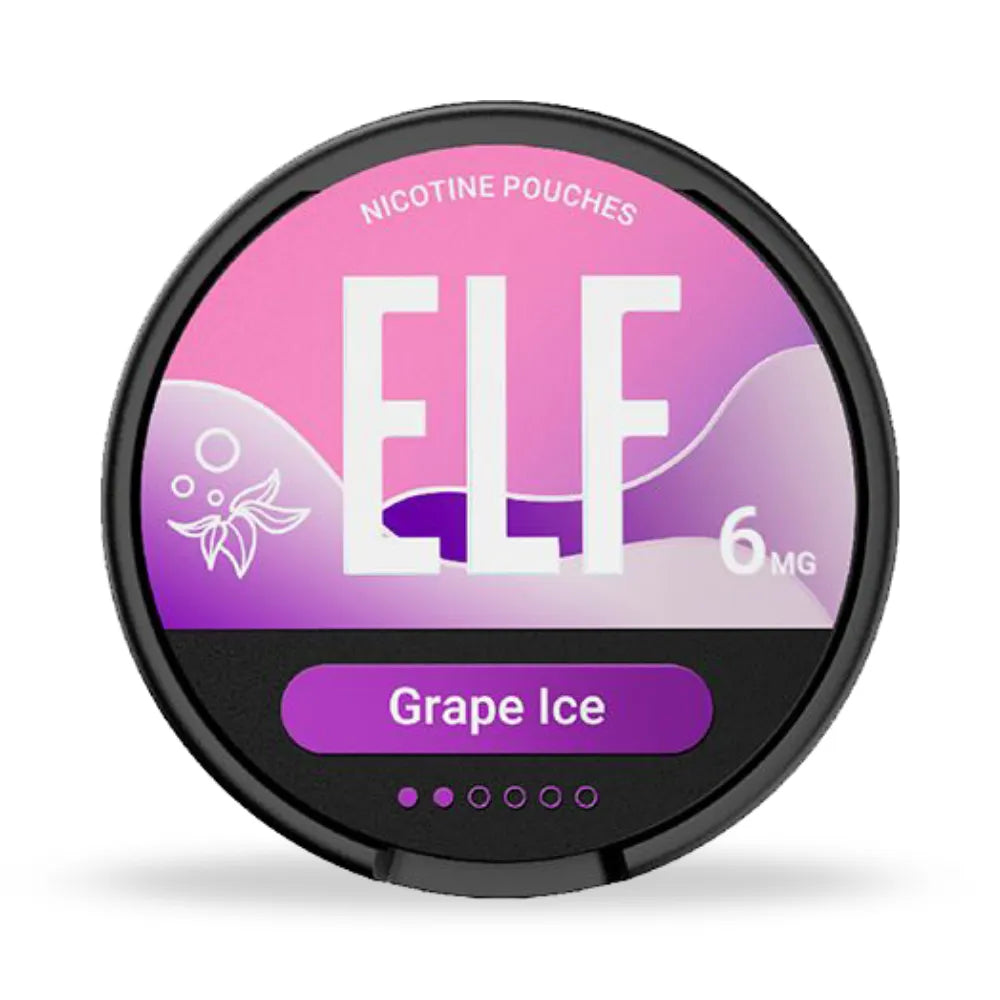 ELF Grape Ice Nicotine Pouches 6mg