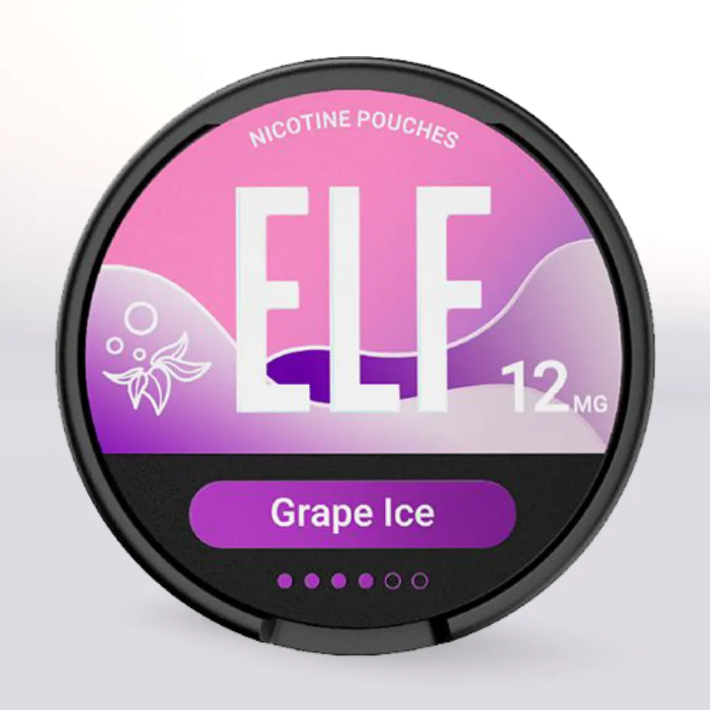 ELF Grape Ice Nicotine Pouches 12mg