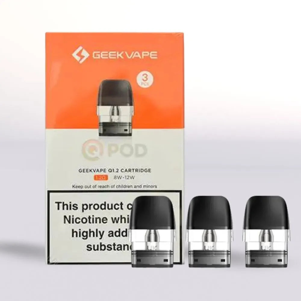 GeekVape Q Vape Kit Pod 1.2 Ohm cartridge