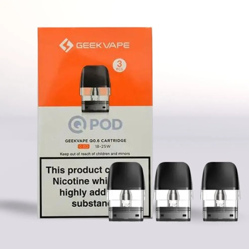 GeekVape Q Vape Kit Pod 0.6 Ohm cartridge