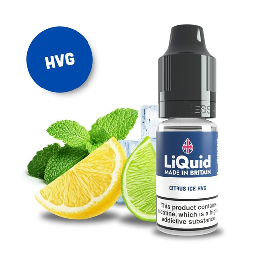 
Citrus Ice Menthol HVG UK Made Cheap £1 Vape Juice E-liquid