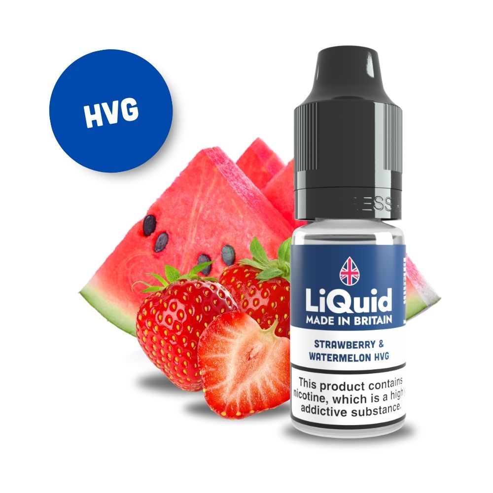 Strawberry Watermelon HVG UK Made Cheap £1 Vape Juice E-liquid