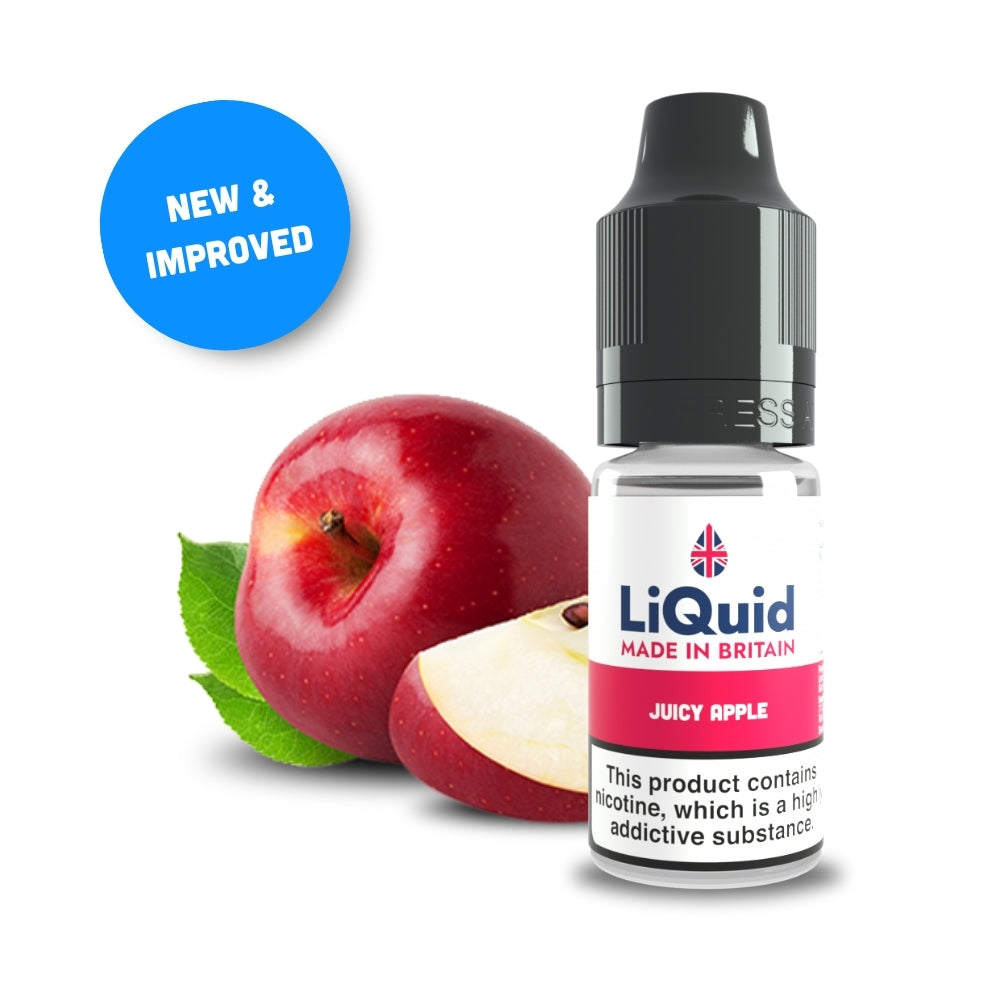 
Juicy Apple UK Made Cheap £1 Vape Juice E-liquid