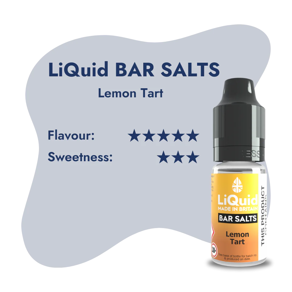 LiQuid Lemon Tart Bar Salts UK Made
