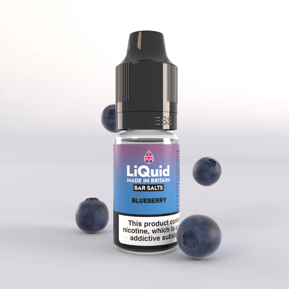 LiQuid Bar Salts Vape Juice 10ml - Blueberry