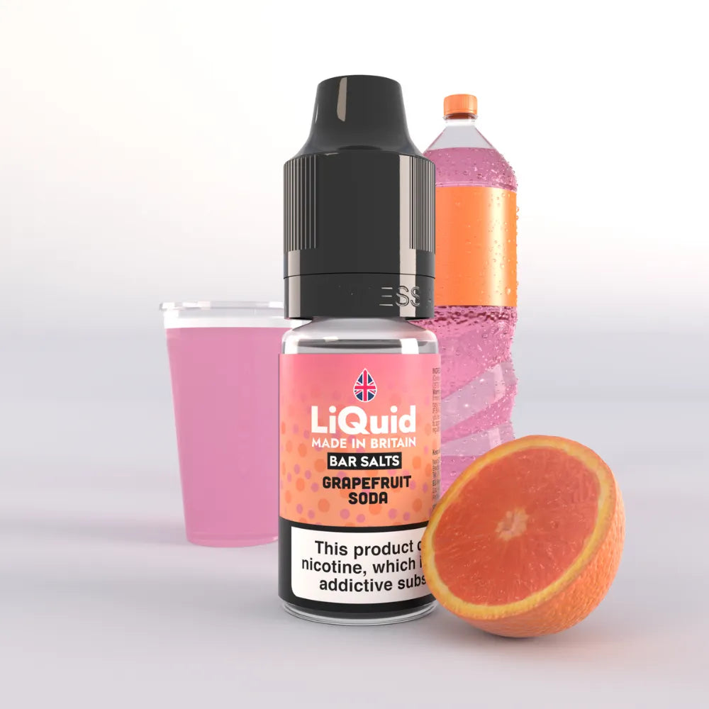 LiQuid Bar Salts Vape Juice 10ml - Grapefruit Soda