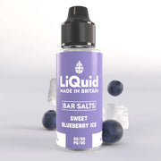 LiQuid Sweet Blueberry Ice Bar Salts Shortfill Vape Juice 100ml