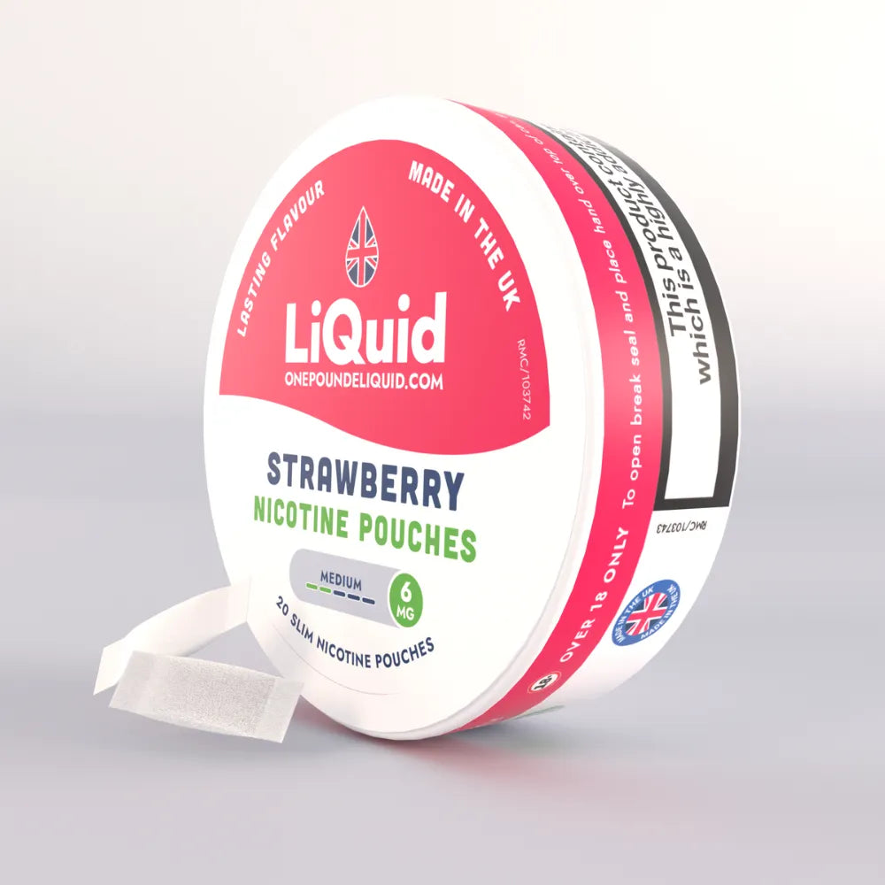LiQuid Strawberry Nicotine Pouches - 6mg