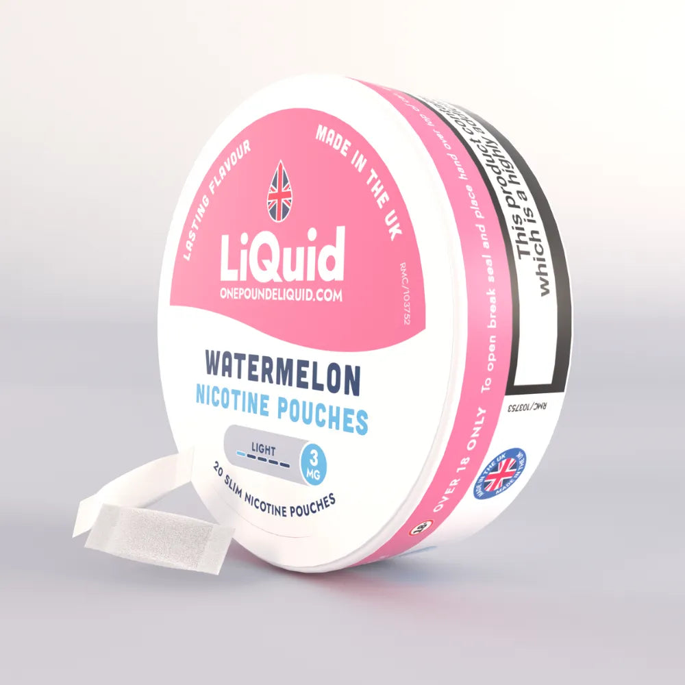 LiQuid Watermelon Nicotine Pouches - 3mg