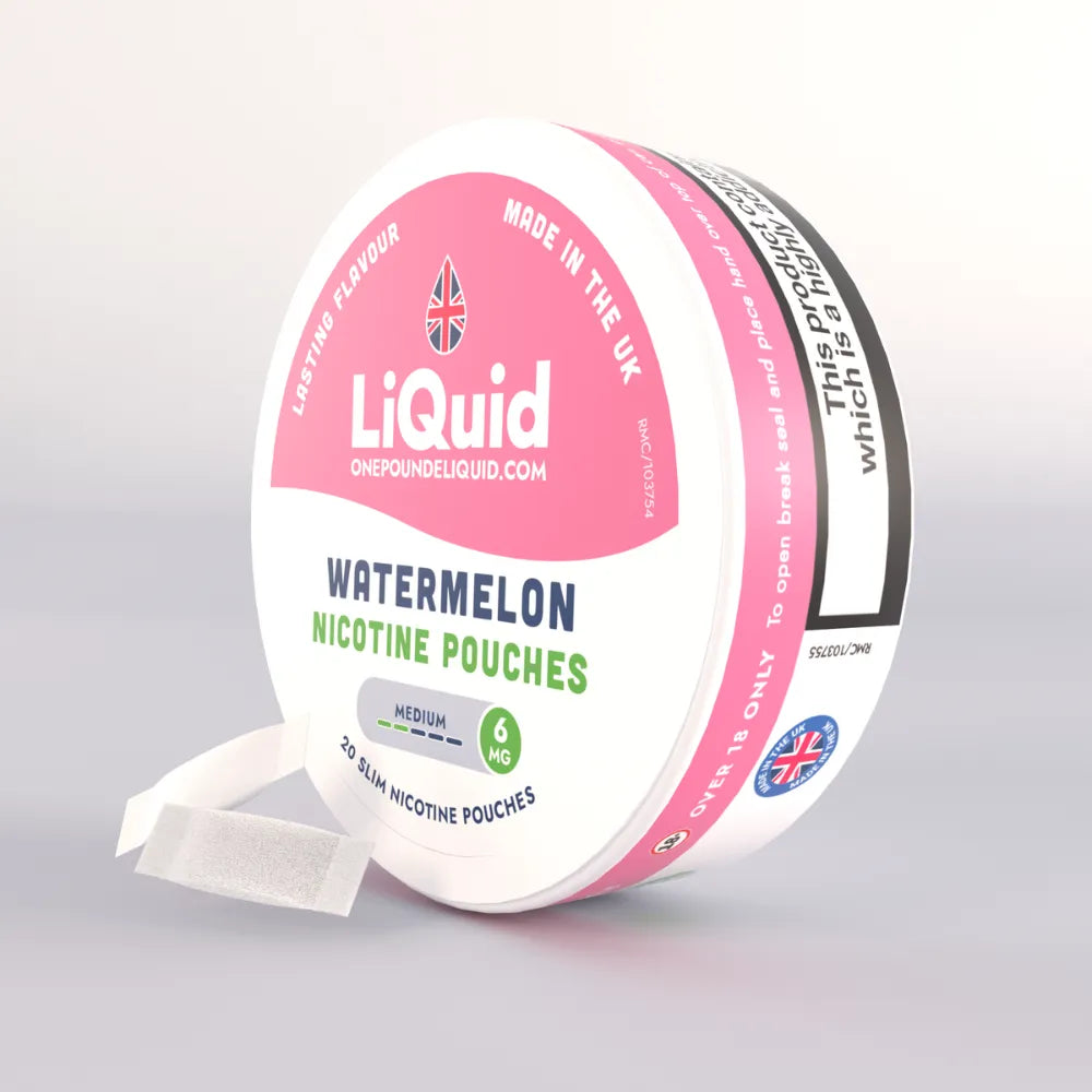 LiQuid Watermelon Nicotine Pouches - 6mg