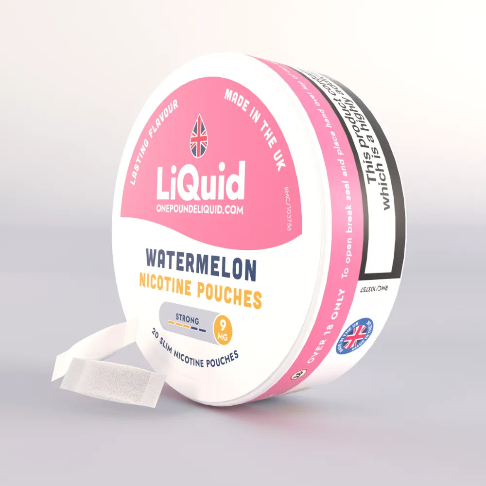 LiQuid Watermelon Nicotine Pouches - 9mg