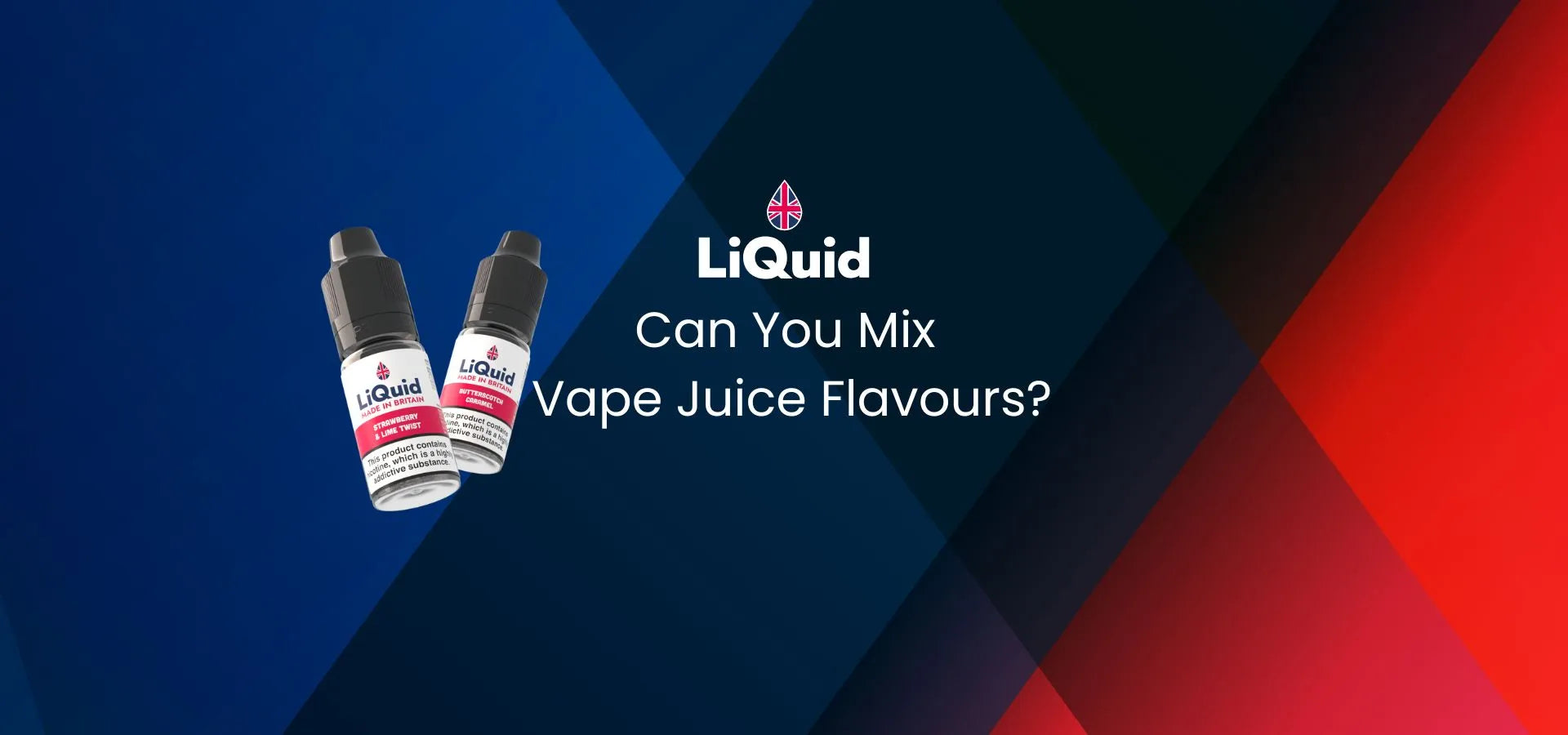 LiQuid title - Can you mix vape juice flavours?