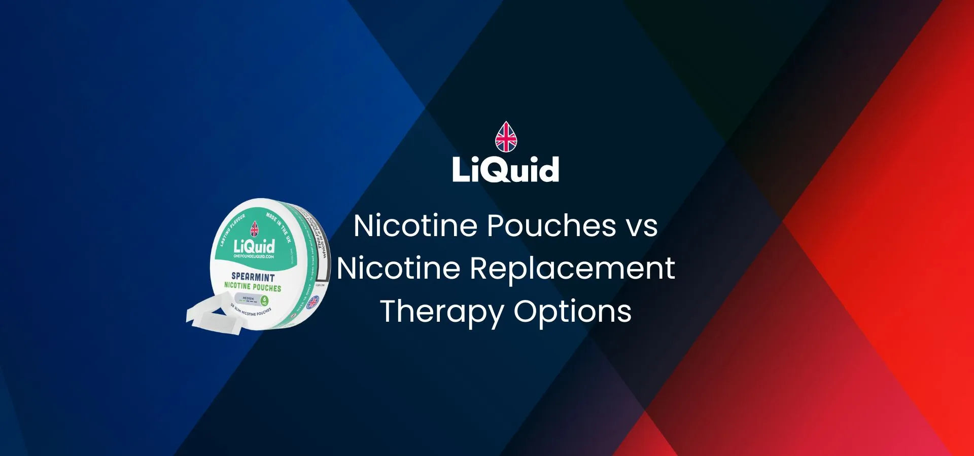 LiQuid header - Nicotine Pouches vs NRT Options