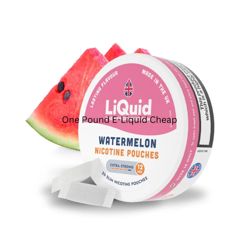 LiQuid Watermelon Nicotine Pouches - 12mg Extra Strong Strength