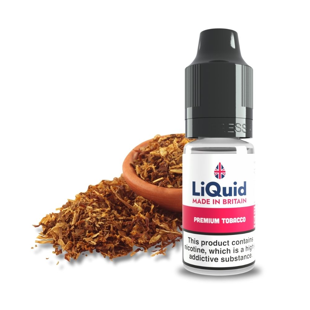 
Premium Tobacco UK Made Cheap £1 Vape Juice E-liquid