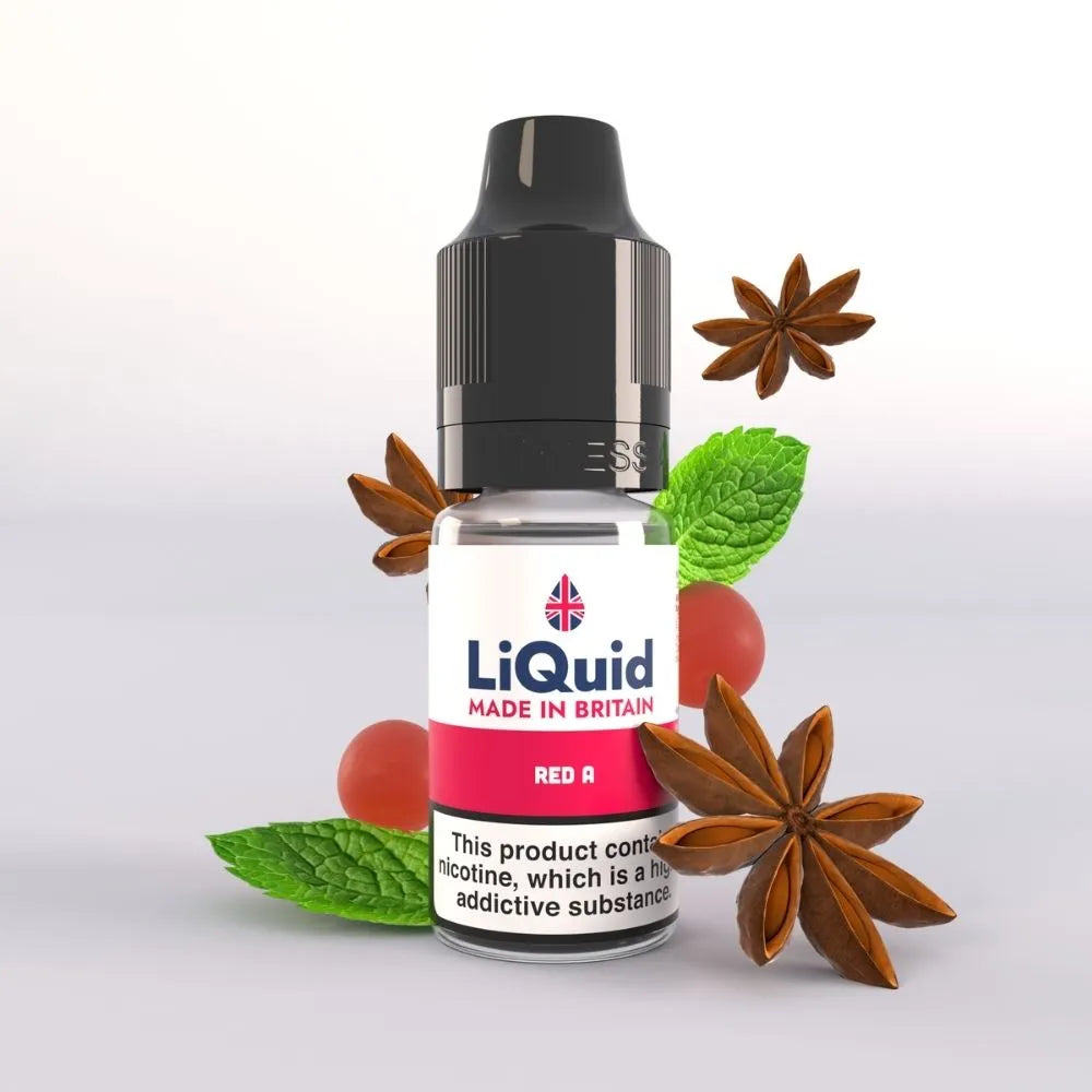 Red A UK Made Vape Juice E-Liquid