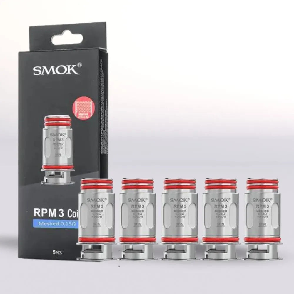 SMOK RPM 3 Replacement Coils - 5 Pack 0.15ohm One Pound E-Liquid UK