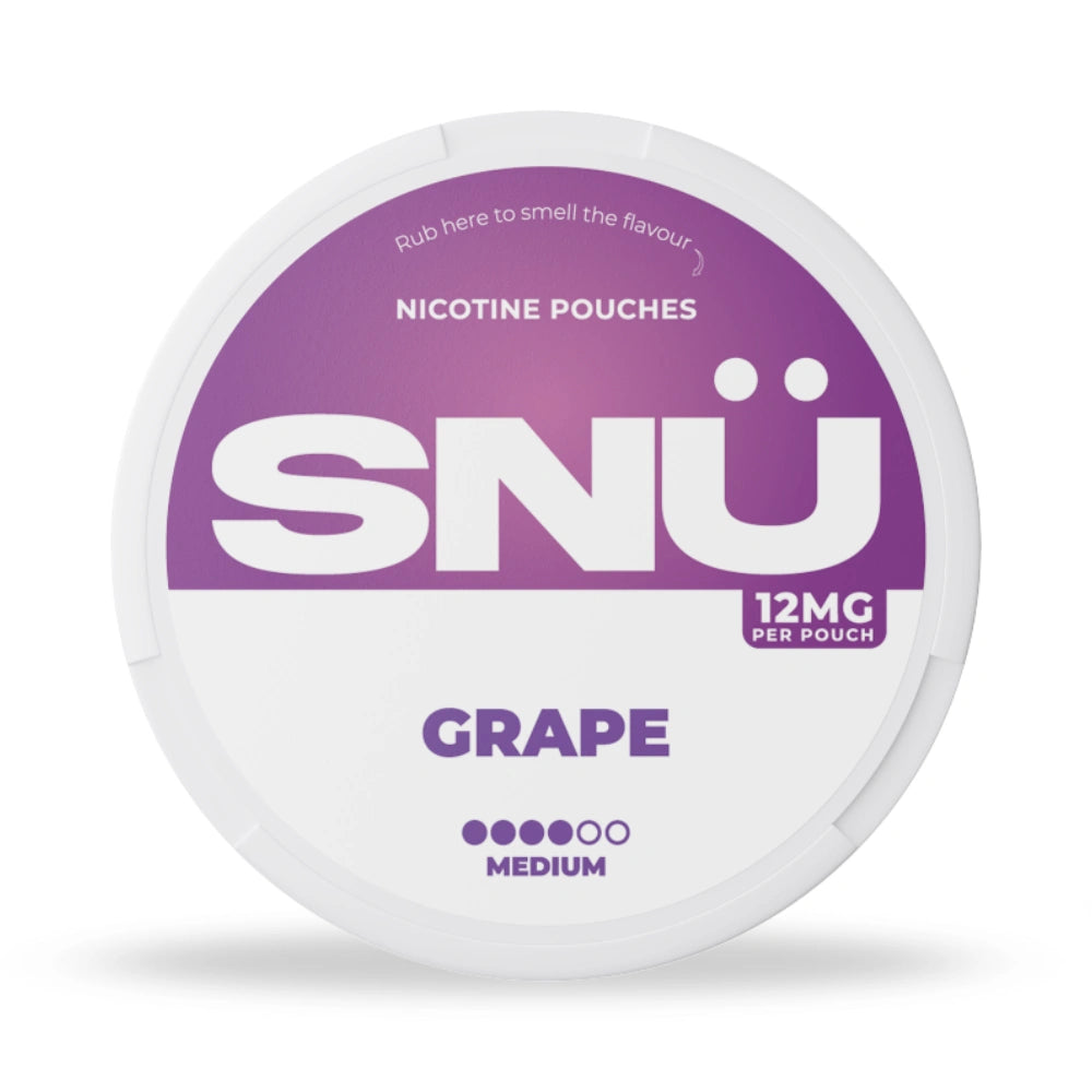 SNU Grape Nicotine Pouches 12mg
