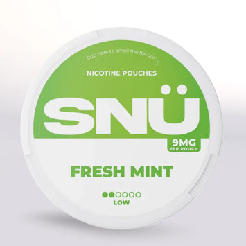 SNÜ Fresh Mint Nicotine Pouches 9mg