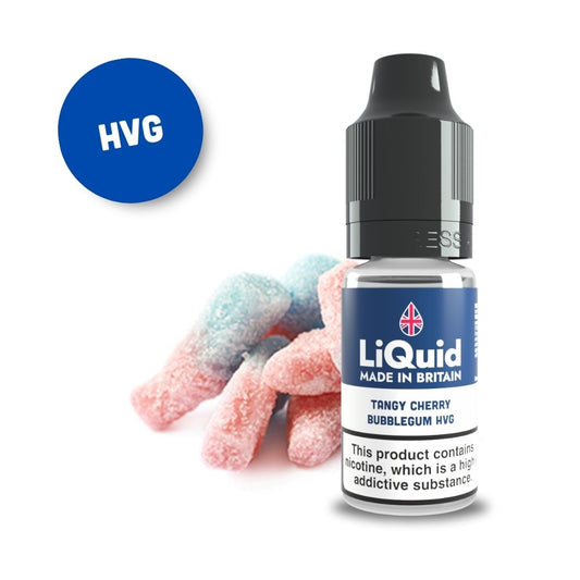 Tangy Cherry Bubblegum HVG UK Made Cheap £1 Vape Juice E-liquid