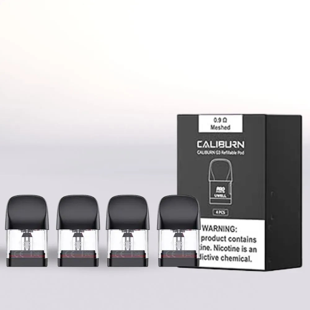 Uwell Caliburn G3 Refillable Pods - 4 pack - 9 ohm