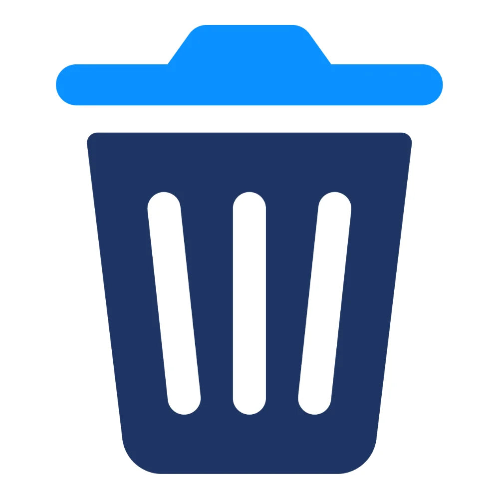 Rubbish bin icon