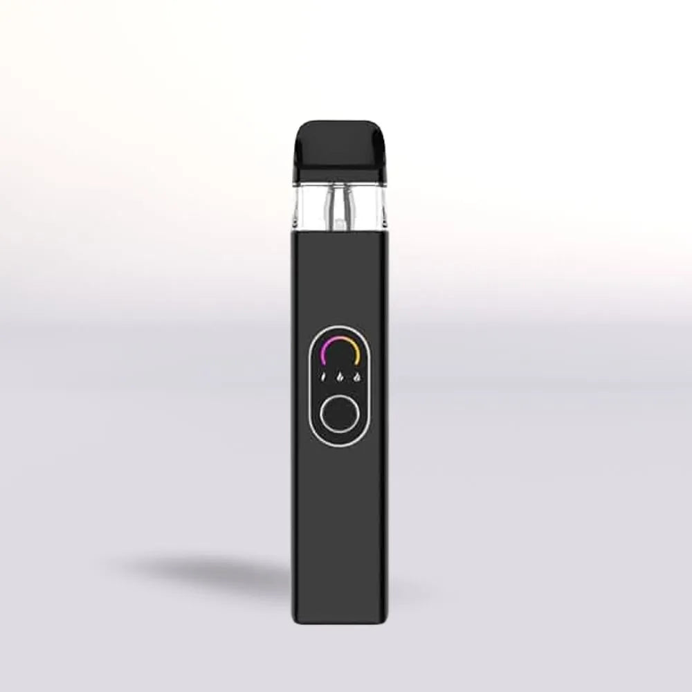 Black Vaporesso Xros 4 Vape device with a clear top section