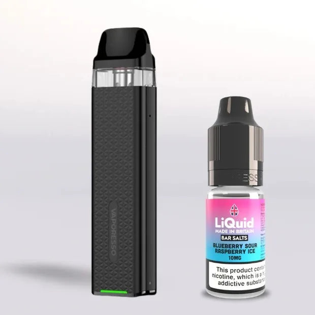 Vaporesso Xros 3 vape kit & LiQuid Bar Salts e-liquid