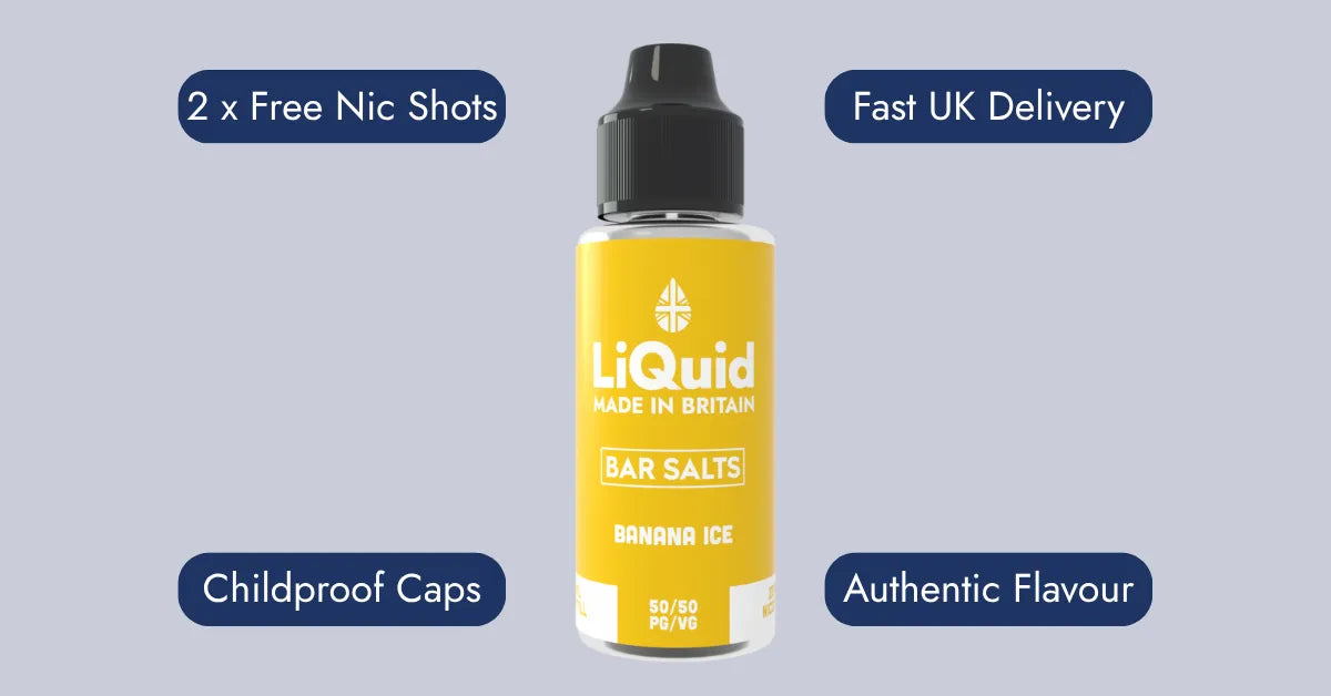 LiQuid Banana Ice Shortfill 100ml - features