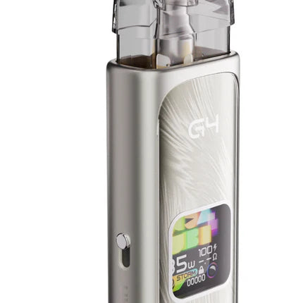 A close up of the Caliburn G4 airflow and pod