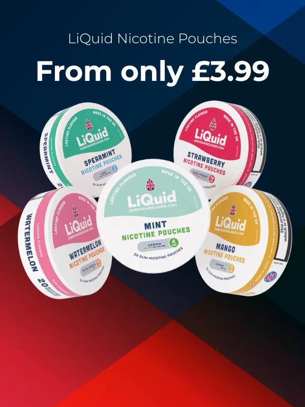 LiQuid Nicotine Pouches From Only £3.99 - Product Card