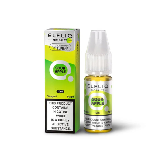 
Elf Bar ElfLiq Sour Apple Nic Salt E-Liquid