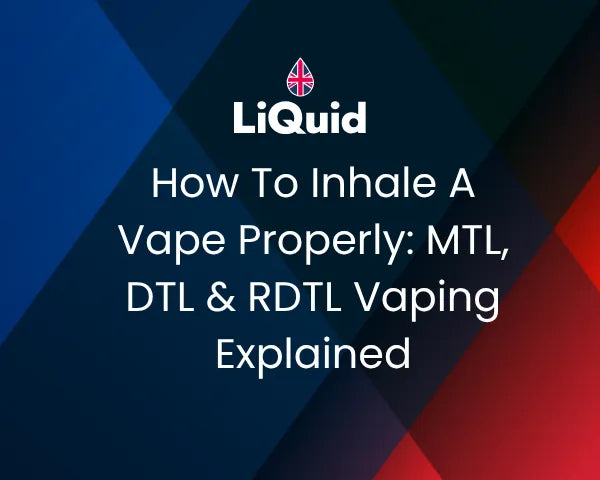 LiQuid header - How to inhale a vape properly
