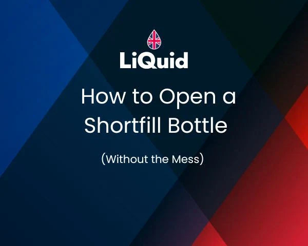 How to Open a Shortfill Bottle (Without the Mess)