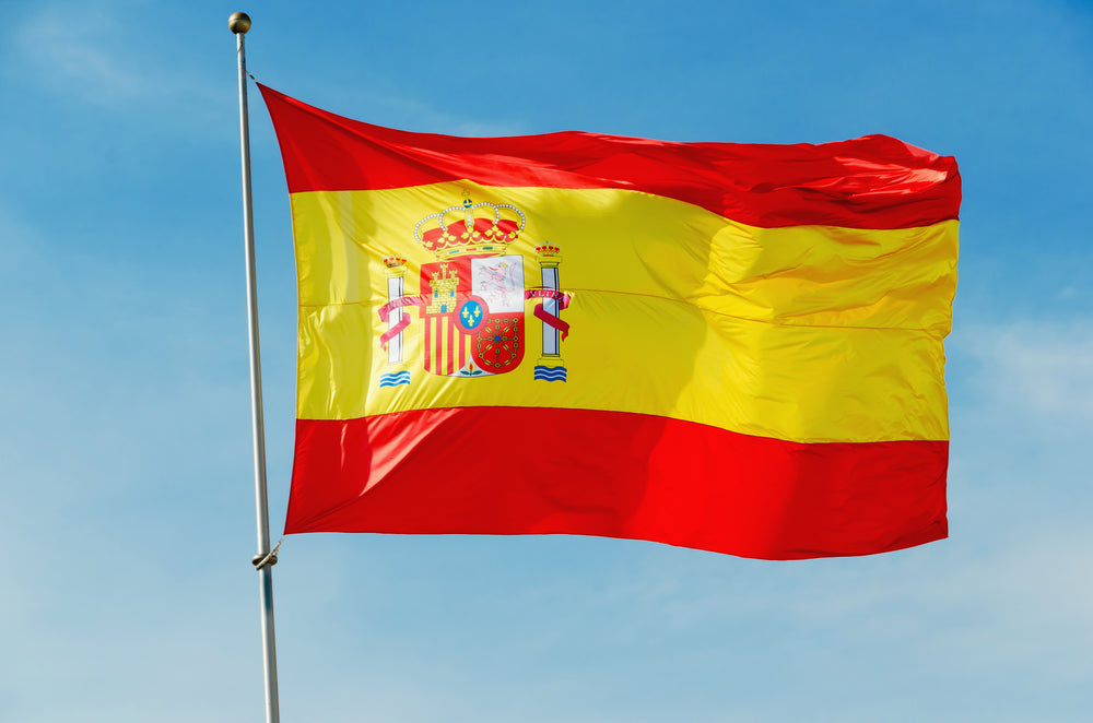 Spain Flag for vaping in Spain article