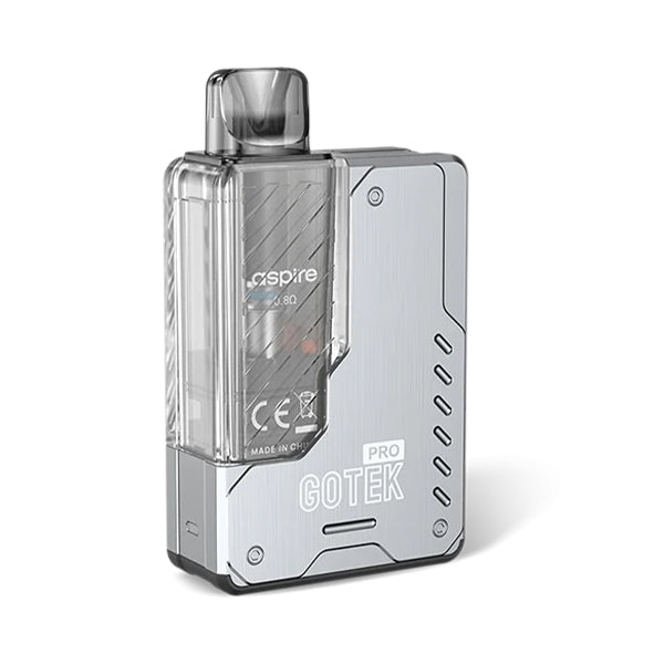
Aspire Gotek Pro vape kit in Stainless Steel. Cheap vape kit.