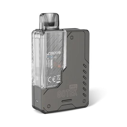 
Aspire UK Gotek Pro Pod Kit Gun Metal Cheap Online One pound E-Liquid