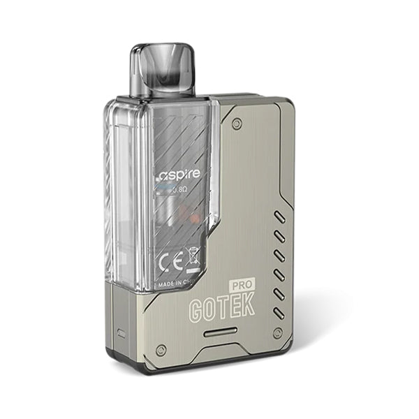 Aspire UK Gotek Pro Pod Kit Titanium Cheap Online One pound E-Liquid