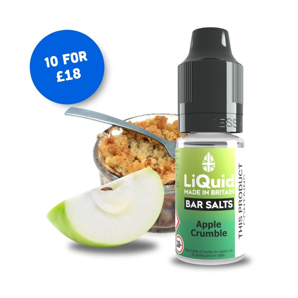 Apple Crumble Dessert Nic Salt Bar Salt Vape Juice Online