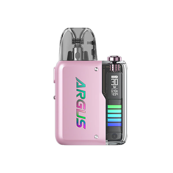 Voopoo Argus P2 Vape Pod Kit Crystal Pink One Pound E-Liquid