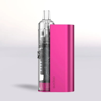 
Pink  Aspire Cyber GT vape device with 'aspire' branding on a light gray background