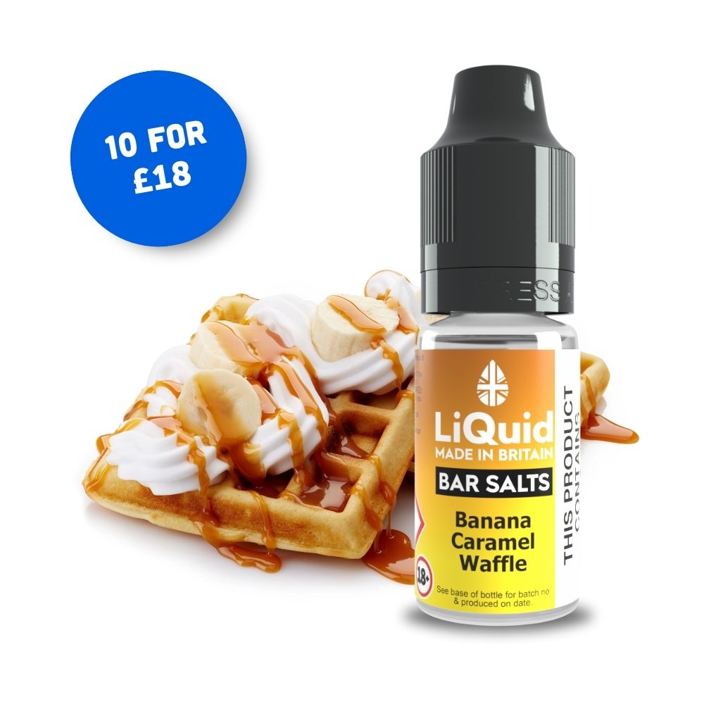 Banana Caramel Waffle Dessert Nic Salt Bar Salt Vape Juice Online