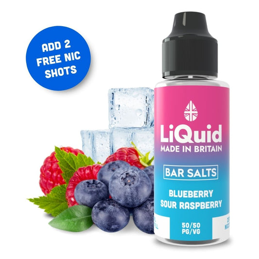 
Blueberry Sour Raspberry Shortfill e-Liquid Vape Juice